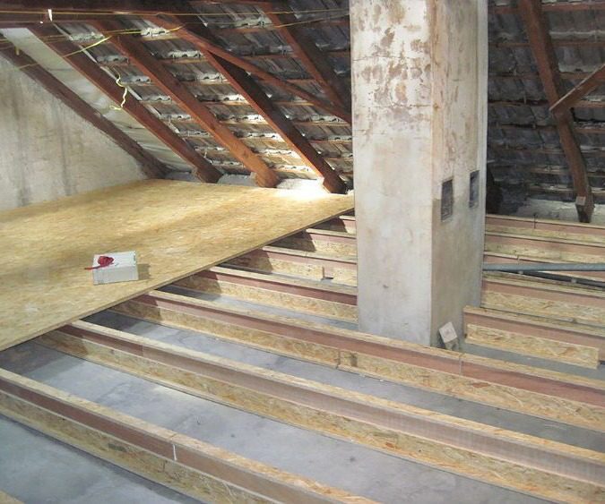 Rénovation de plancher bois avec Poutre en T sur solivage existant