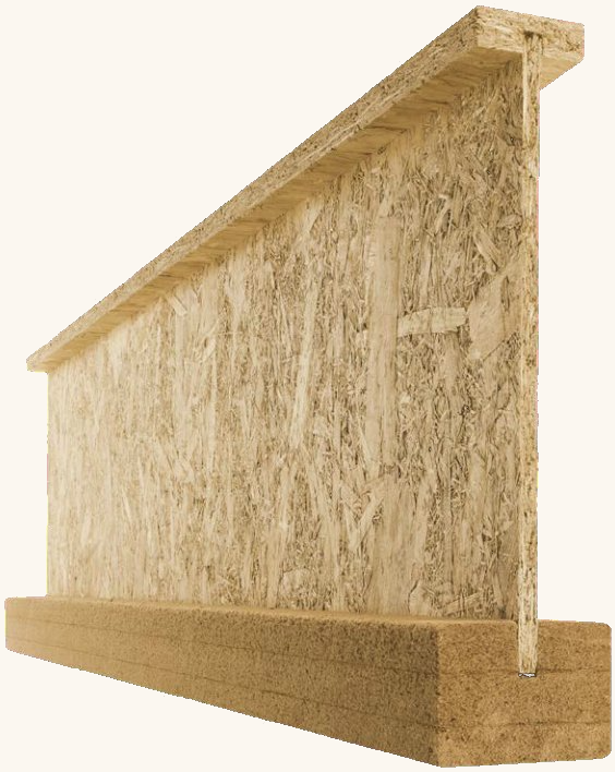Poutre en T SBI, élément de construction en bois OSB en forme de T